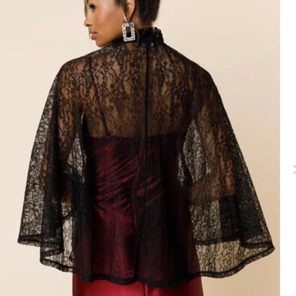 COPY - Women's Necktie Cape - Picture 3 of 4